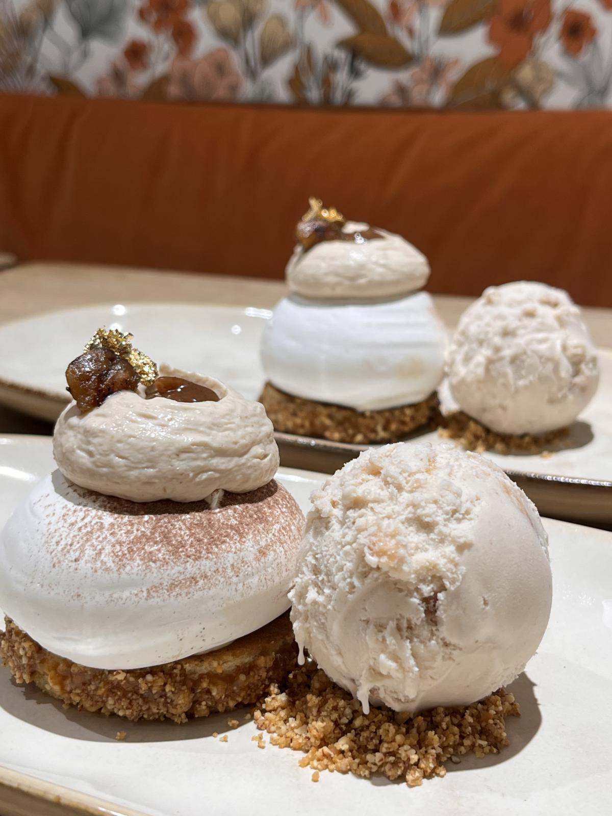 Pavlova au marron